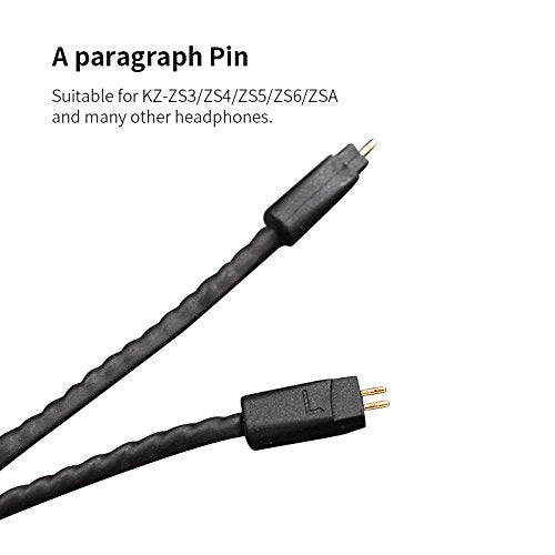 KZ - Cable APTX Bluetooth 4.2 - Negro - A/B/C/MMCX
