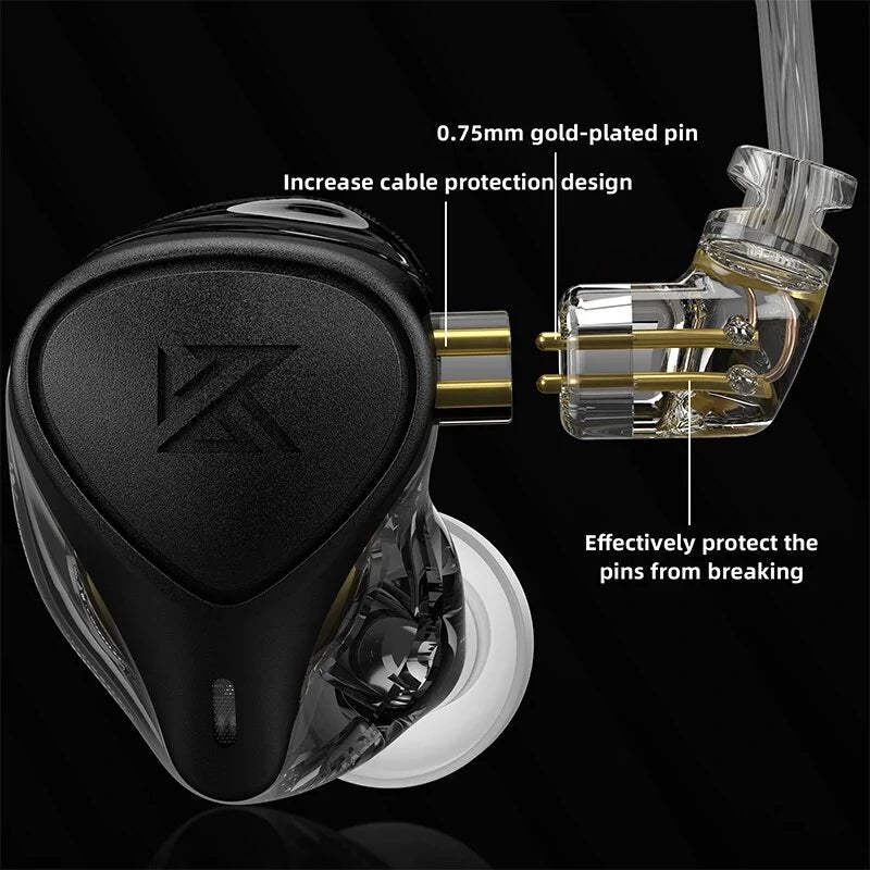 KZ ZEX Pro x Crinacle CRN - Auriculares internos con monitor