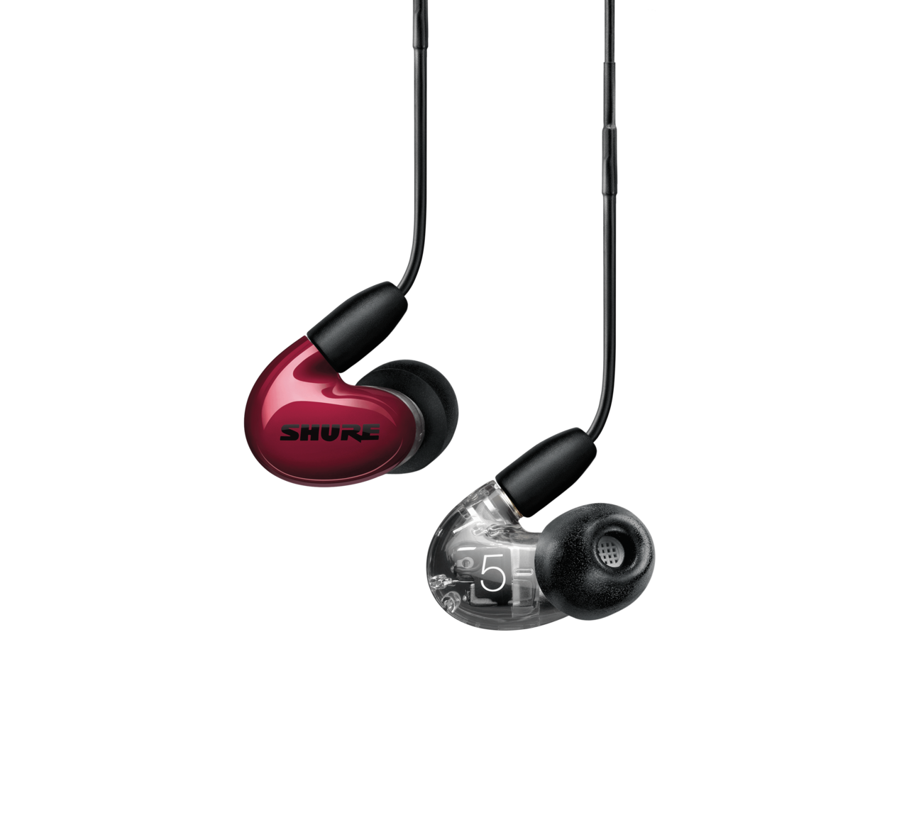 Shure Aonic 5 - Professioneller In-Ear-Monitor-Kopfhörer mit Fernbedienung und Mikrofon