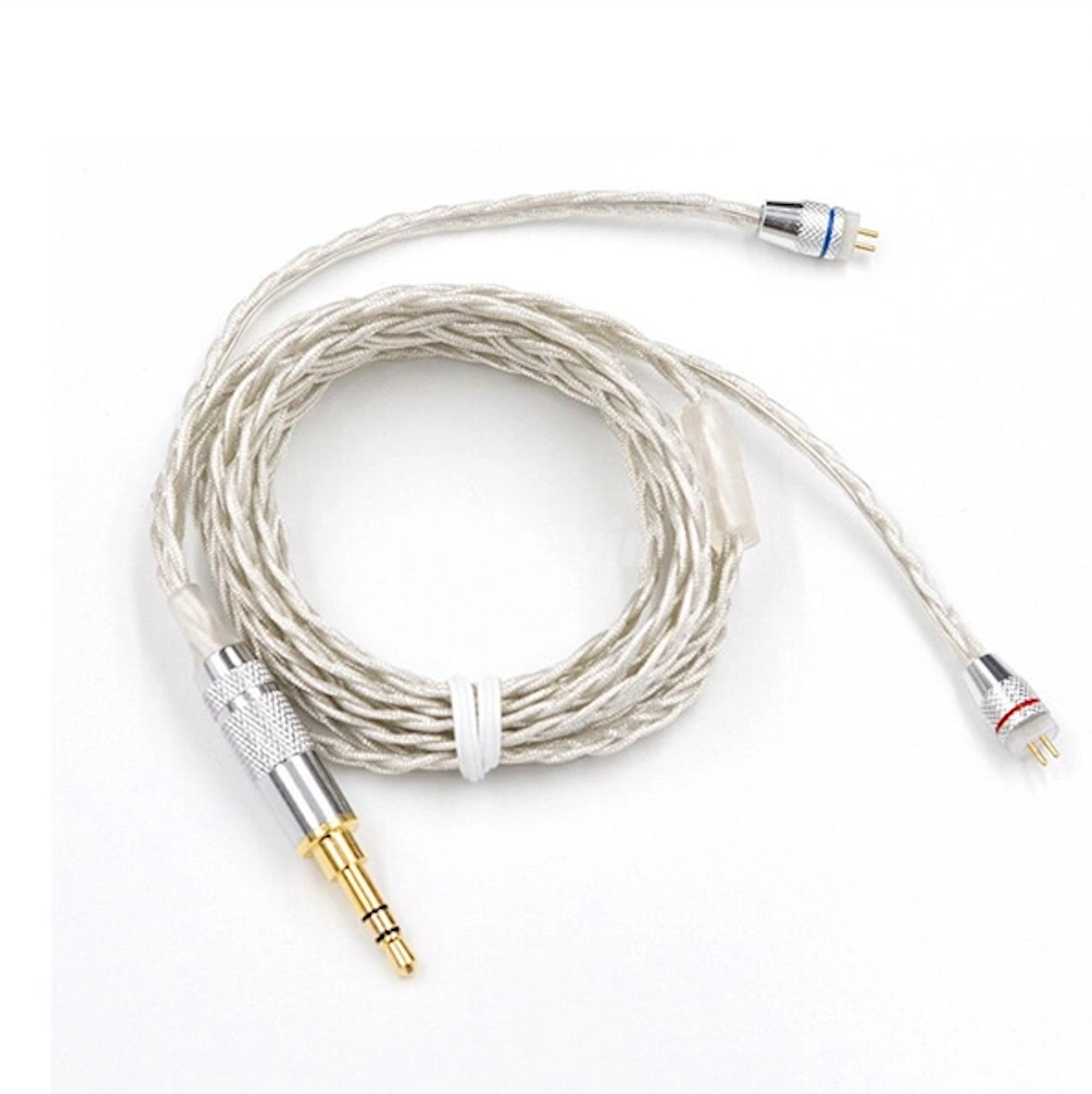 KZ - Cable de reemplazo/actualización - Plateado para enchufe A, B, C